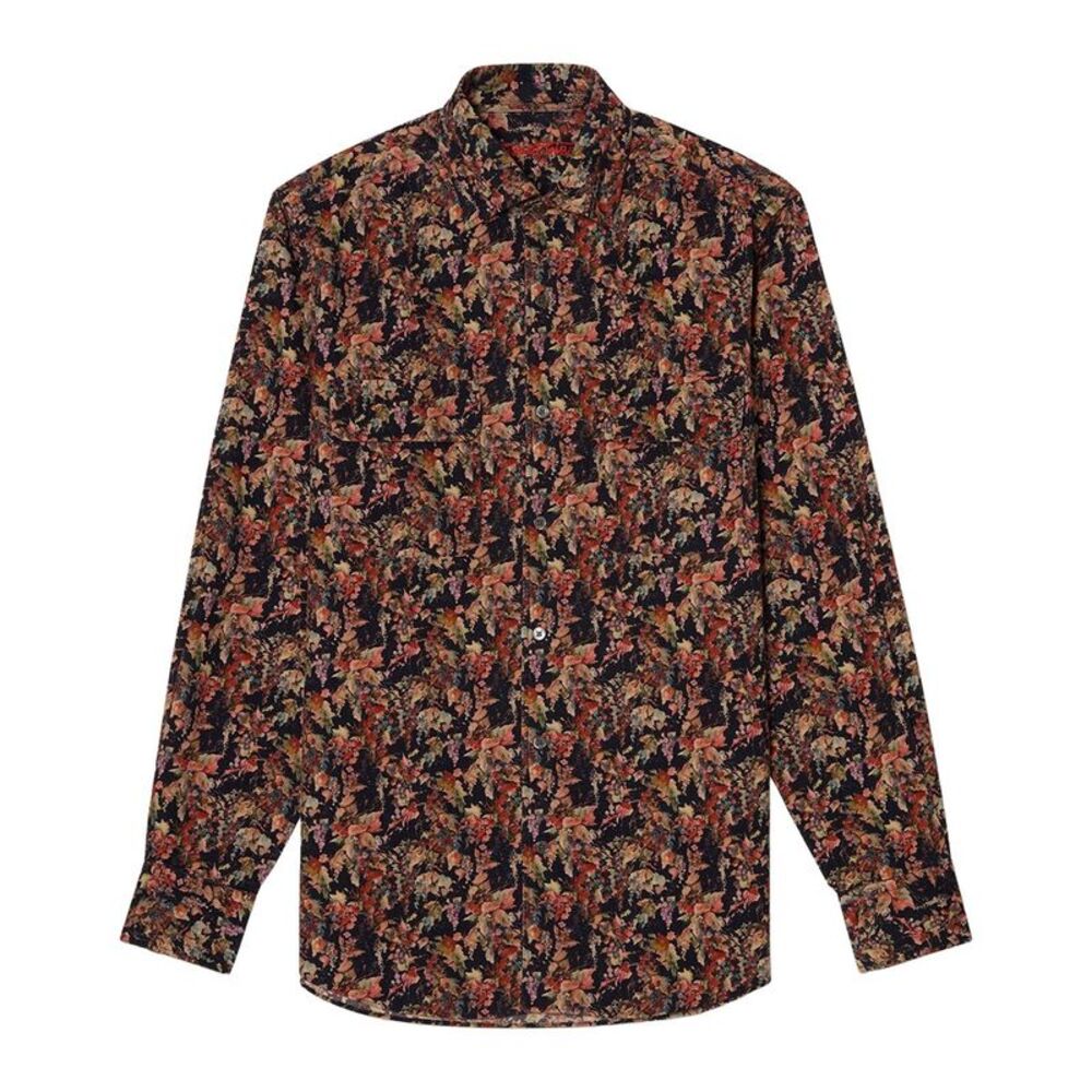Robert Talbott Mens Morgan Workshirt Vineyard Print Shirt